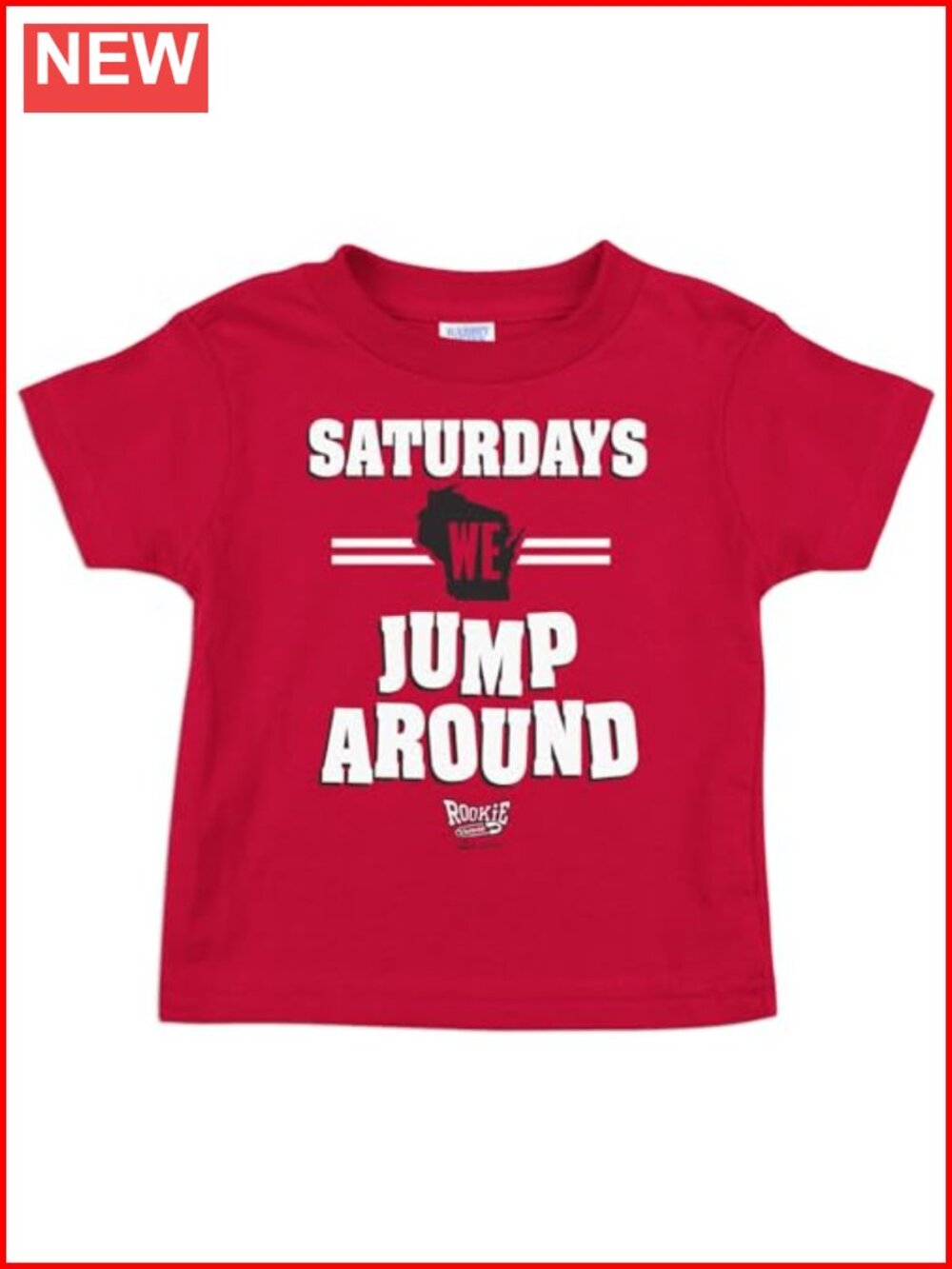 Toddler Tee 100% Cotton Jersey Unisex Football Fan Shirt